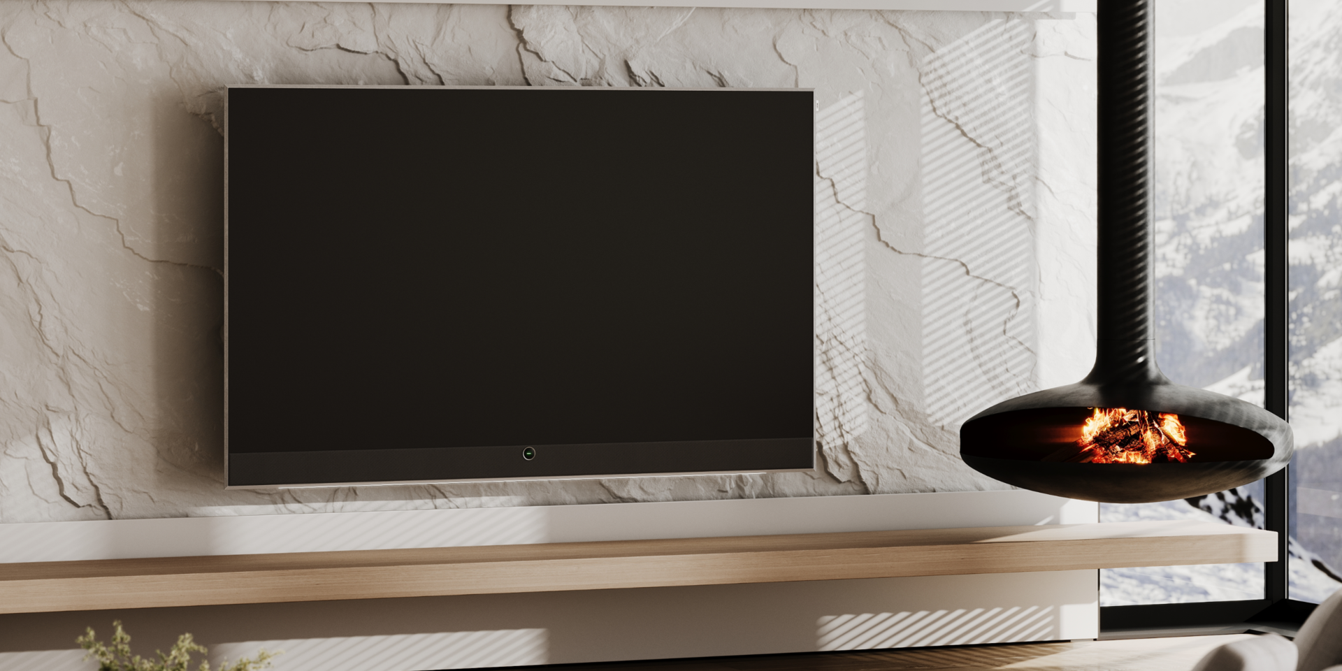 Loewe Stellar 83 Zoll OLED 4K Smart TV DR+ Elegantes Aluminium Heimkino-Erlebnis