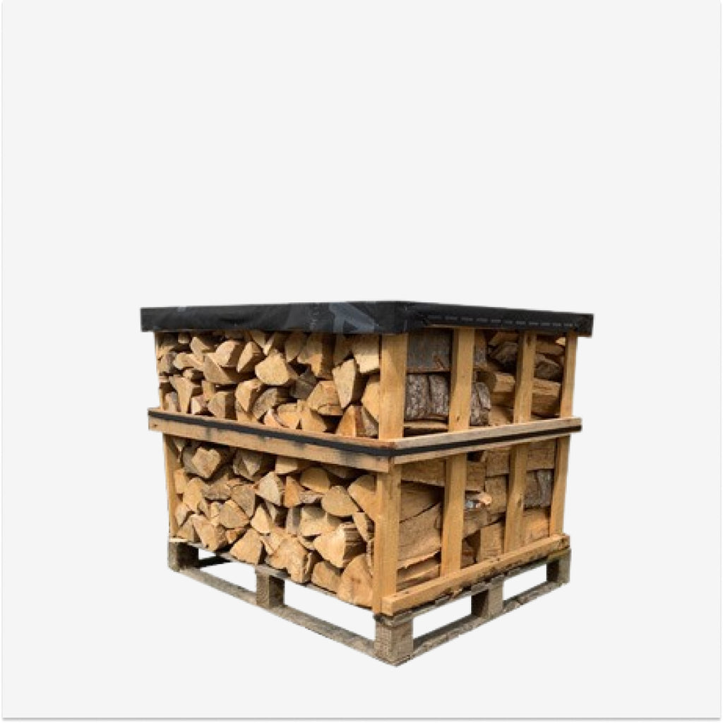 Premium-Feuerholz Palette 600 kg – 33 cm Bûches, extra trocken, hochwertig, regional