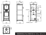 Lade das Bild in den Galerie-Viewer, TermoRossella Plus Forno DSA 4.0 Holzofen mit Wasserboiler
