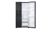 Lade das Bild in den Galerie-Viewer, LG GSLC41EPPE Side-by-Side Kühlschrank Schwarz – 641L, Eis-/Wasser-Spender

