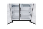 Lade das Bild in den Galerie-Viewer, LG GSLC41EPPE Side-by-Side Kühlschrank Schwarz – 641L, Eis-/Wasser-Spender
