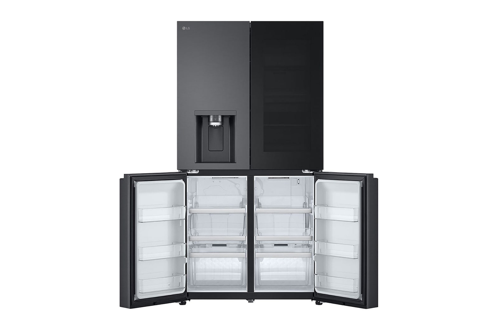 LG Multi-Door InstaView® Kühlschrank 638L, Eis-, Wasser- & Crushed-Ice-Spender
