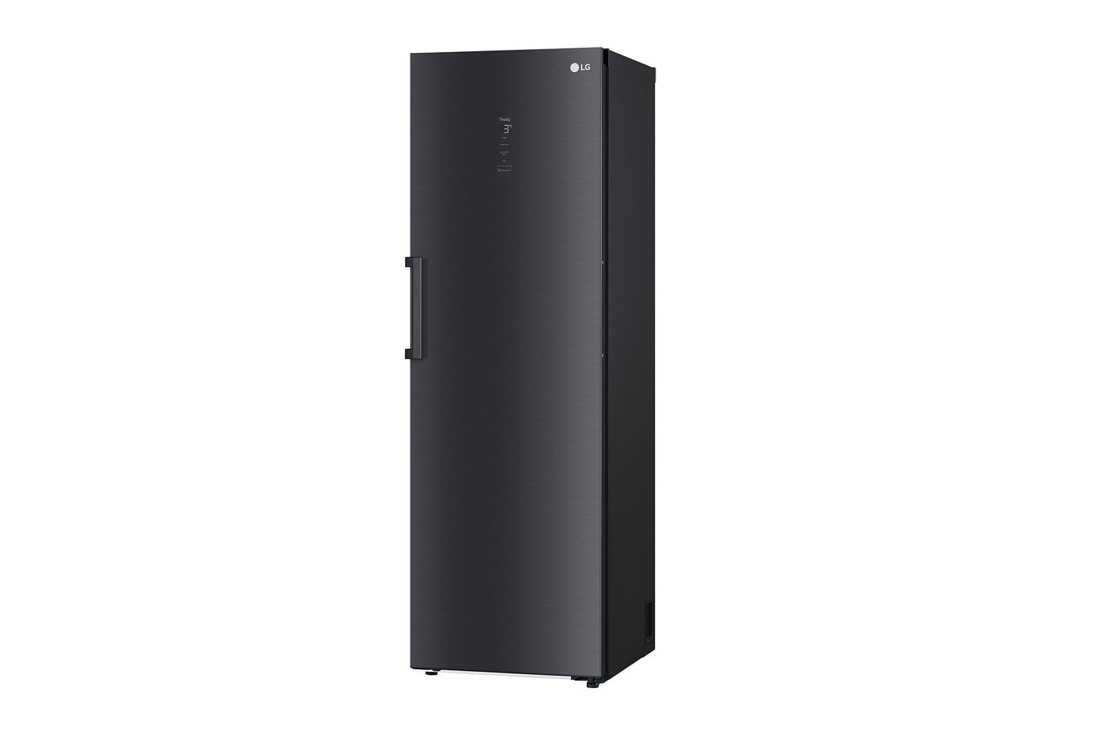 LG Freistehender Kühlschrank Schwarz: Effizient, Geräumig, Leise mit Inverter Linear Compressor