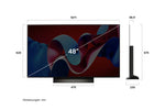 Lade das Bild in den Galerie-Viewer, LG OLED evo C4 48 Zoll 4K Smart-TV α9 Gen7
