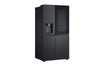 LG InstaView Side-by-Side Kühlschrank: 628L, Eis-, Wasser-Spender, Smart Inverter Kompressor