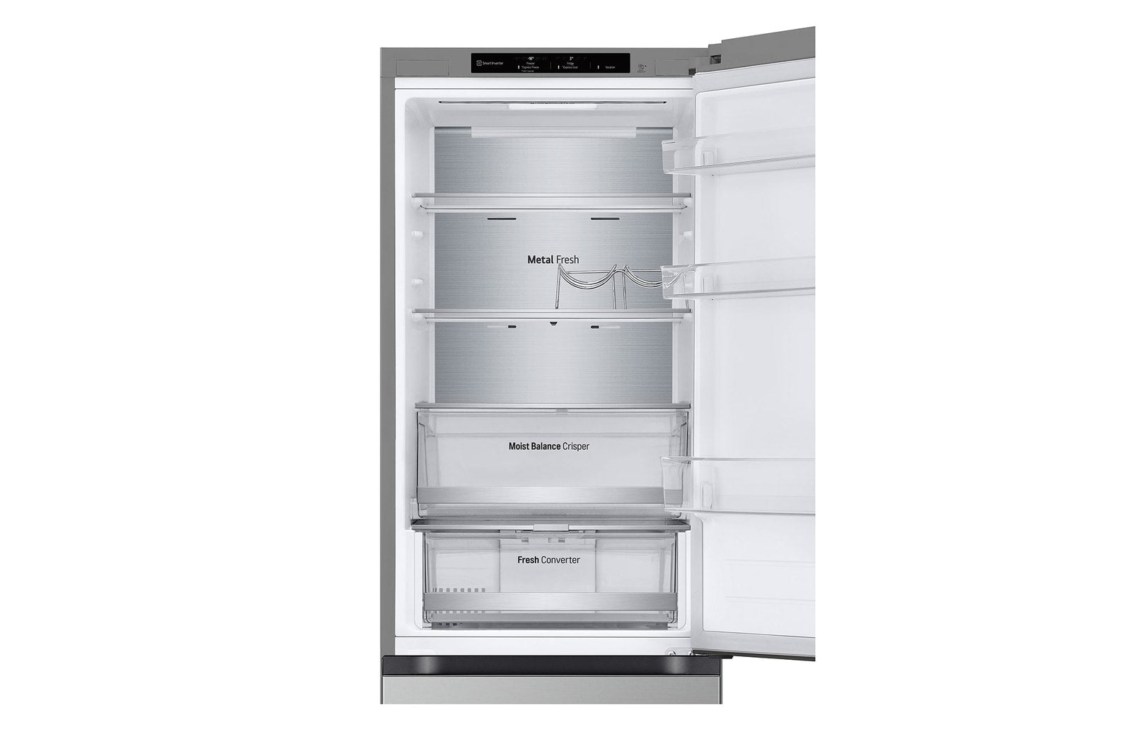 LG GBV3100BPY Kühl-Gefrierkombination, 344L, EEK C, Smart Inverter Kompressor, NatureFRESH