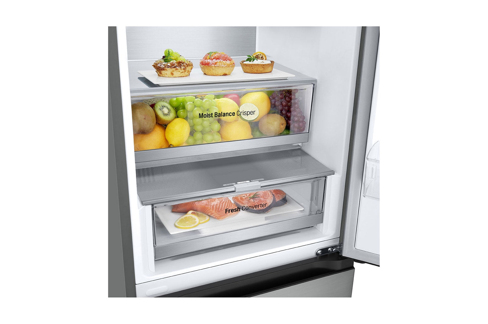 LG Kühl-Gefrierkombination 387L Smart Inverter Compressor Total No Frost LINEARCooling® EEK C