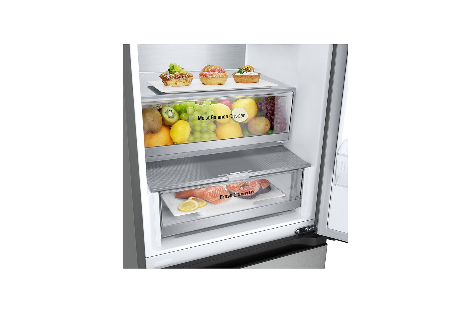 LG GBV5140AMB Kühl-Gefrierkombination: Smart Inverter, Total No Frost, EEK C