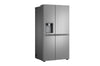 LG Side-by-Side Kühlschrank Prime Silver: 625L, Eis-, Crushed Ice- & Wasserspender