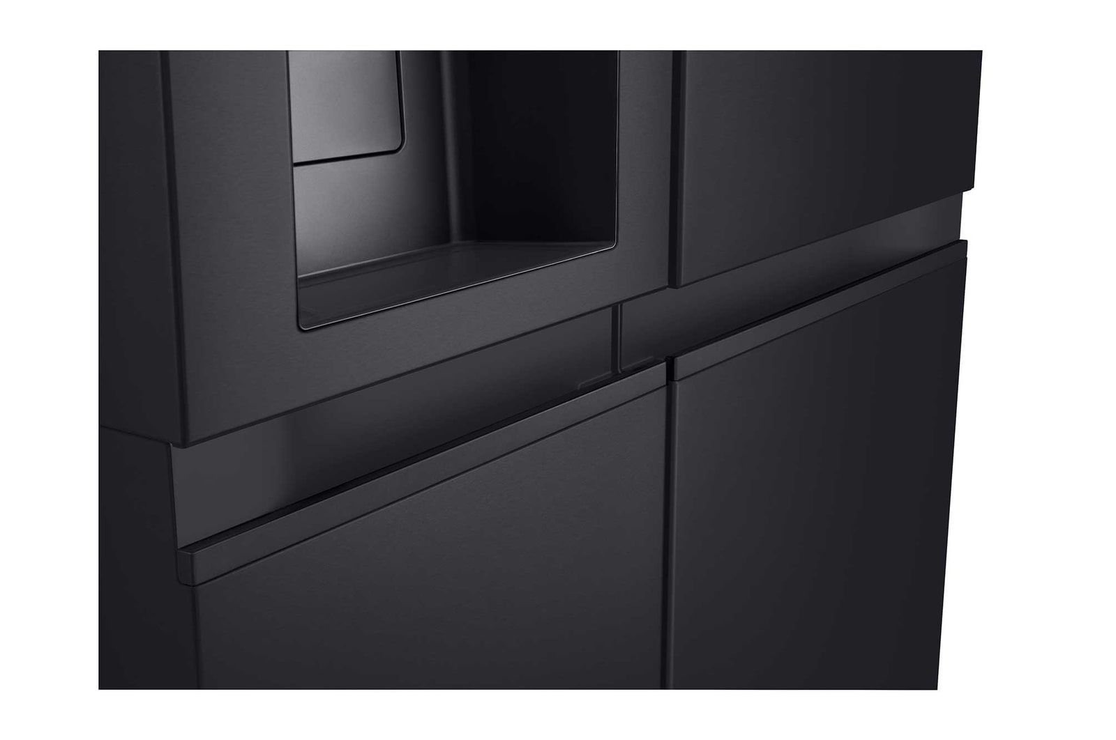LG Side-by-Side Kühlschrank GSLE91EVAB: InstaView, Craft Ice, 623L, Black Steel
