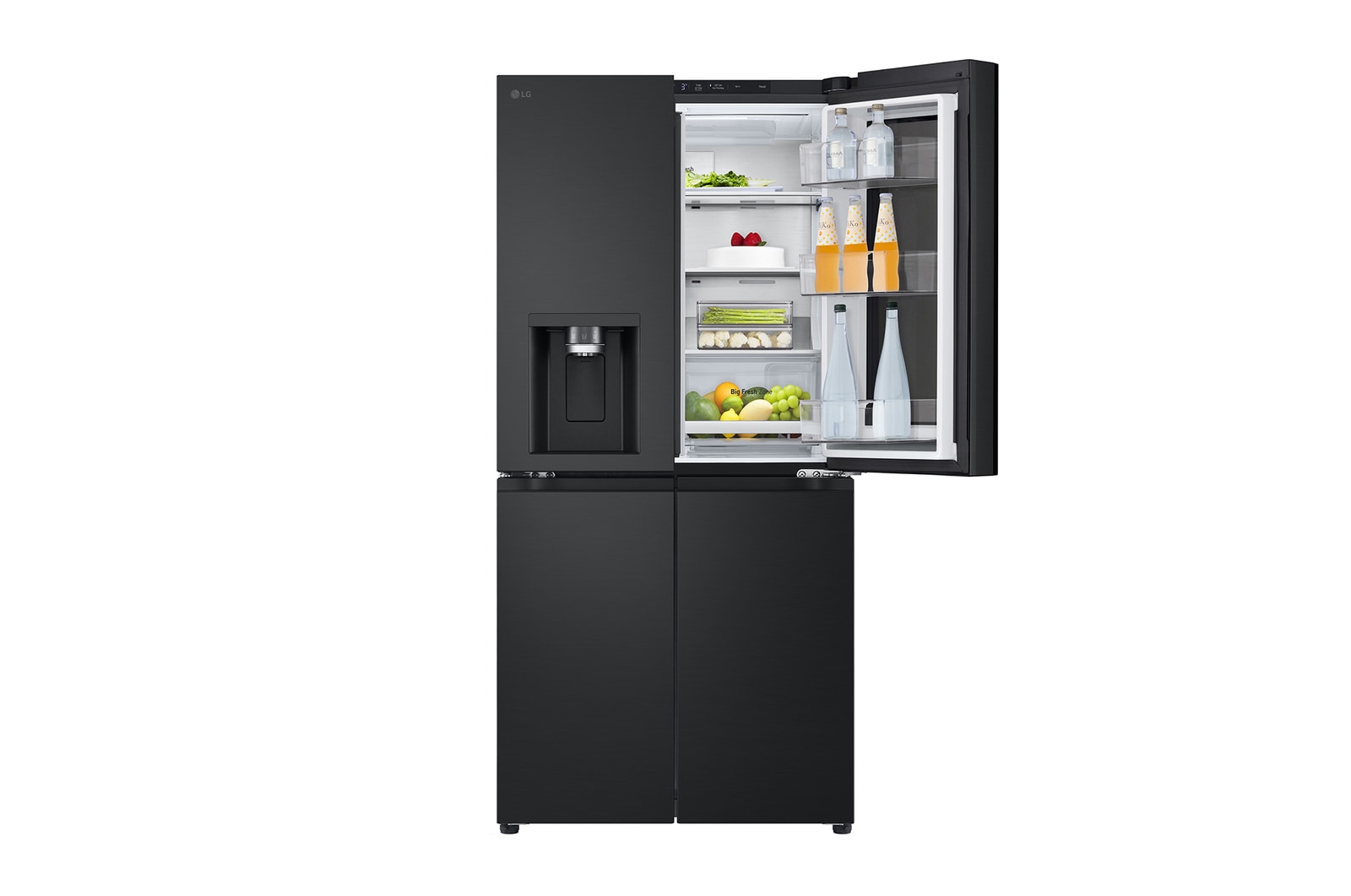 LG Slim Multi-Door Kühlschrank InstaView Eiswürfelspender, 508L Kapazität, UVnano, No Frost Technologie