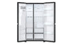 LG GSLC41EPPE Side-by-Side Kühlschrank Schwarz – 641L, Eis-/Wasser-Spender