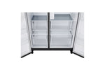 Lade das Bild in den Galerie-Viewer, LG Side-by-Side Kühlschrank: 638L, Eis-, Crushed Ice- &amp; Wasserspender, Mattschwarz
