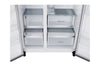 LG Side-by-Side Kühlschrank Prime Silver: 625L, Eis-, Crushed Ice- & Wasserspender
