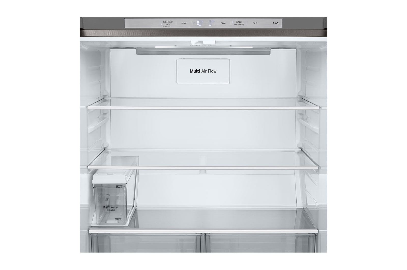 LG SLIM Multi-Door Kühlschrank 506L, Eis- & Wasserspender, Smart Inverter Kompressor