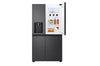 LG Side-by-Side Kühlschrank: 638L, Eis-, Crushed Ice- & Wasserspender, Mattschwarz