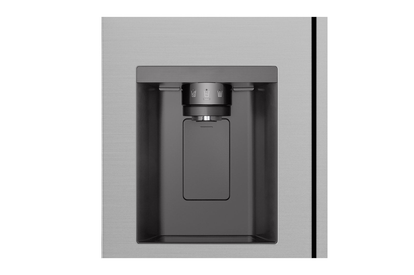 LG Side-by-Side Kühlschrank mit Eis-, Crushed Ice- und Wasserspender