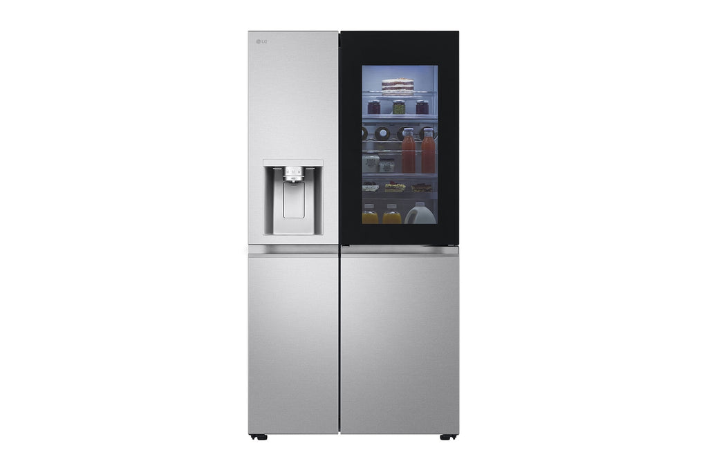 LG InstaView Side-by-Side Kühlschrank, 628L, NoFrost, Eis- & Wasserspender, Smart Inverter