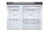 LG Side-by-Side Kühlschrank Prime Silver: 625L, Eis-, Crushed Ice- & Wasserspender