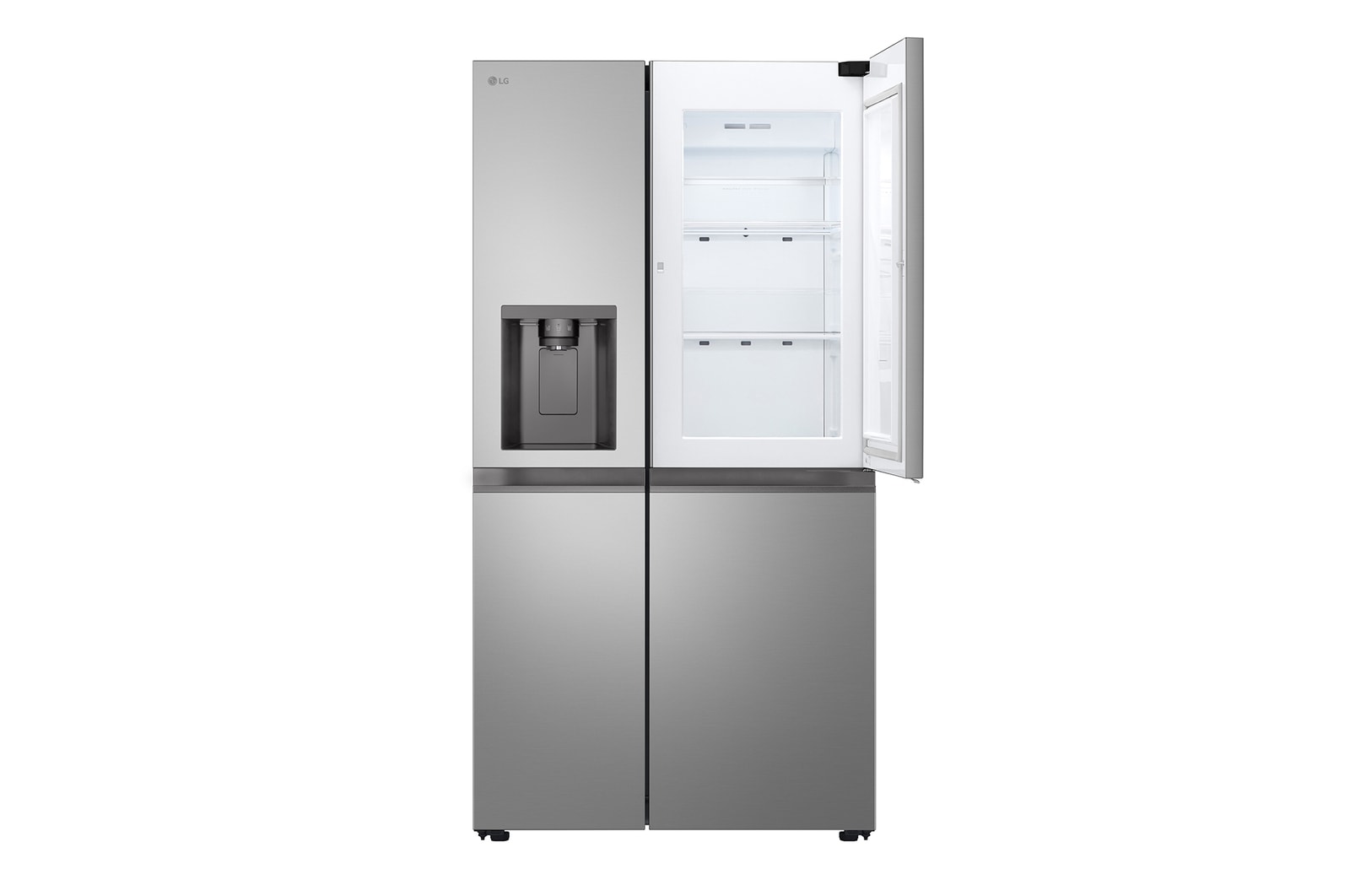 LG Side-by-Side Kühlschrank mit Eis-, Crushed Ice- und Wasserspender