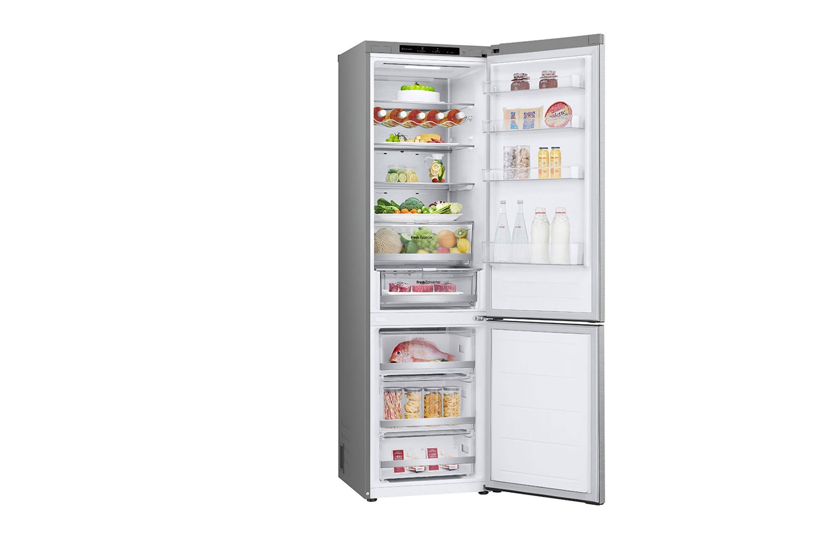 LG GBV7280AMB Kühl-Gefrierkombi: A-Klasse, Total No Frost, Smart Inverter