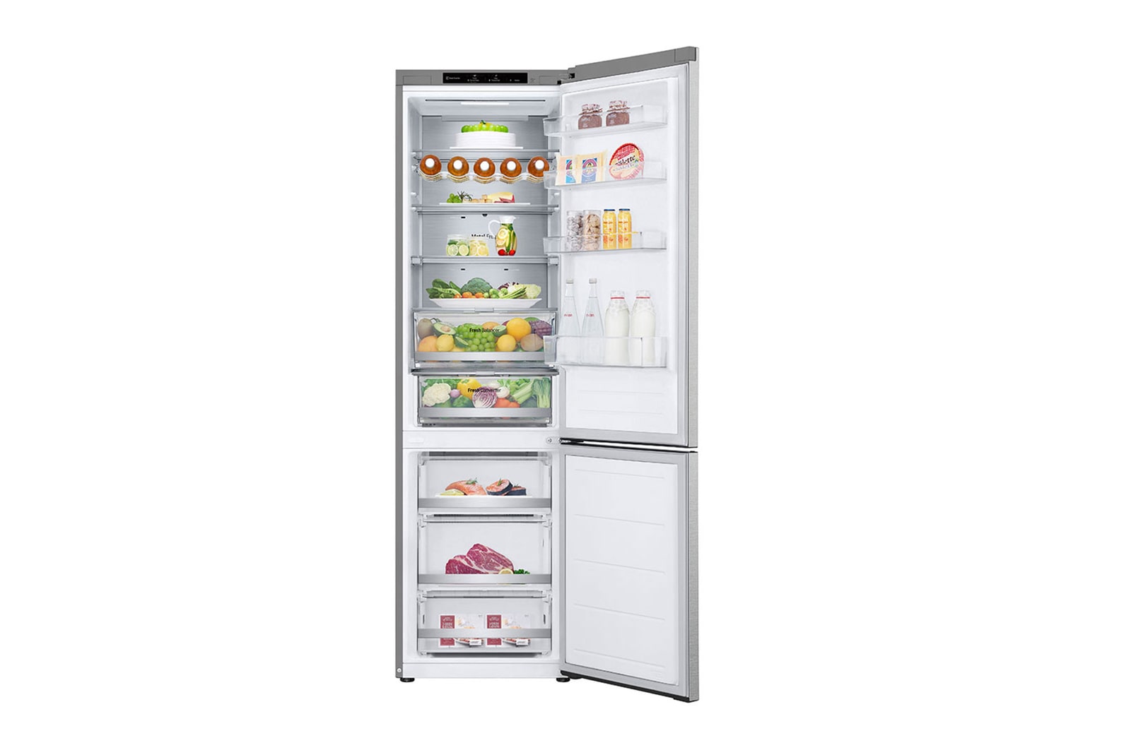 LG GBV7280AMB Kühl-Gefrierkombi: A-Klasse, Total No Frost, Smart Inverter