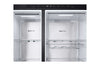 LG Side-by-Side Kühlschrank GSLE91EVAB: InstaView, Craft Ice, 623L, Black Steel