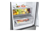 LG Kühl-Gefrierkombination Smart Inverter Kompressor, 384L, Energieeffizienz B, Silber