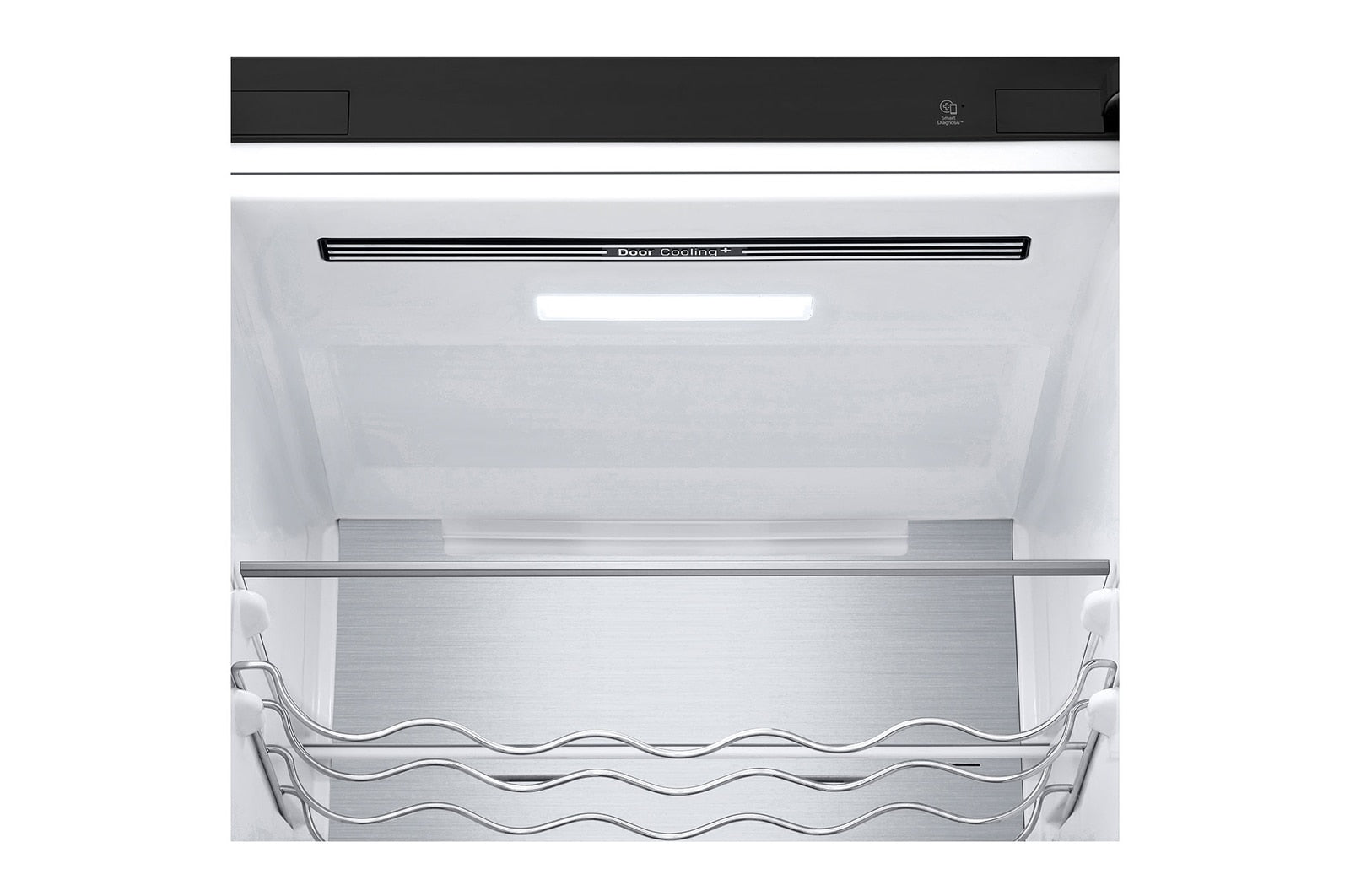 LG GBV5250CEP Kühl-Gefrierkombination: 387L, Smart Inverter, NoFrost, Elegantes Schwarz
