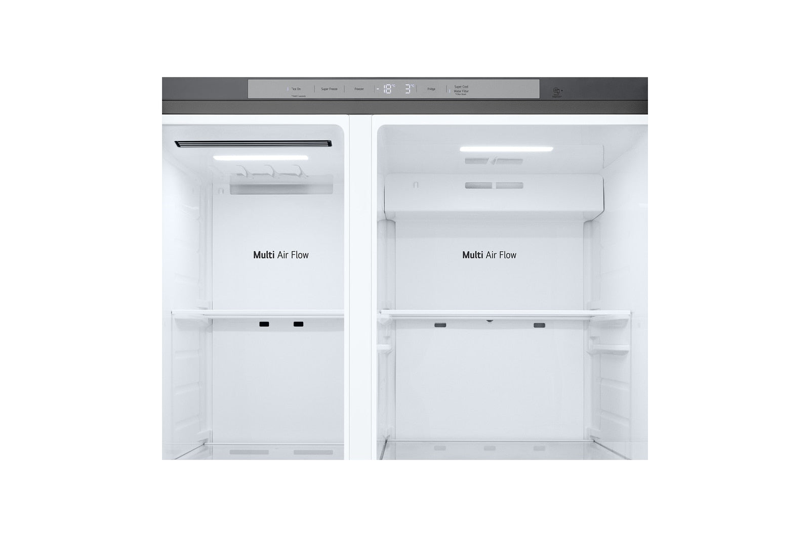 LG GSLC40PYPE Side-by-Side Kühlschrank: 638L Kapazität, Eis- & Wasserspender, Smart Inverter Kompressor