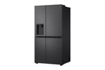 Lade das Bild in den Galerie-Viewer, LG Side-by-Side Kühlschrank: 638L, Eis-, Crushed Ice- &amp; Wasserspender, Mattschwarz
