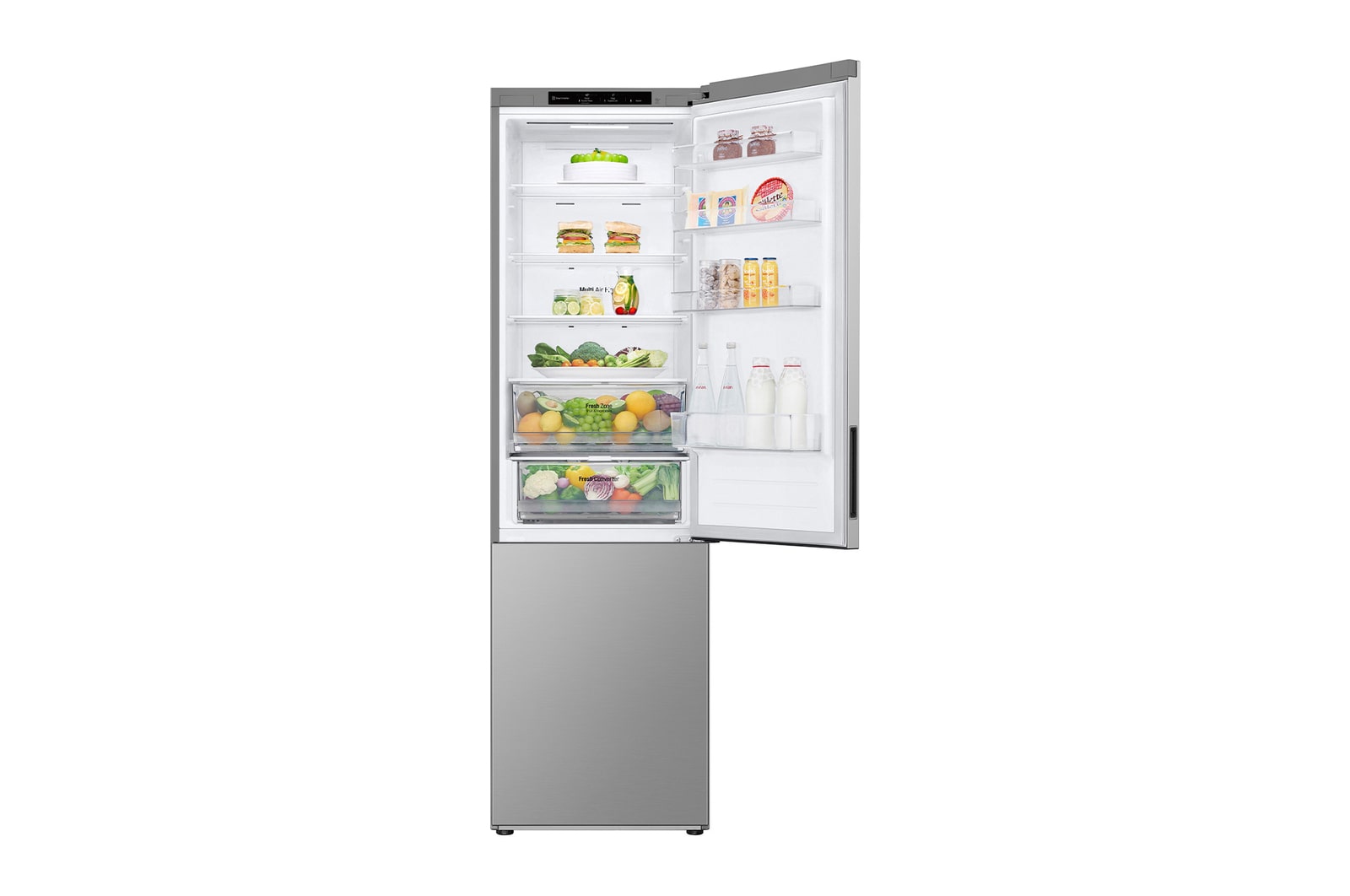 LG GBV22NCCPY Kühl-Gefrierkombination: Smart Inverter, 387L, 203cm Hoch