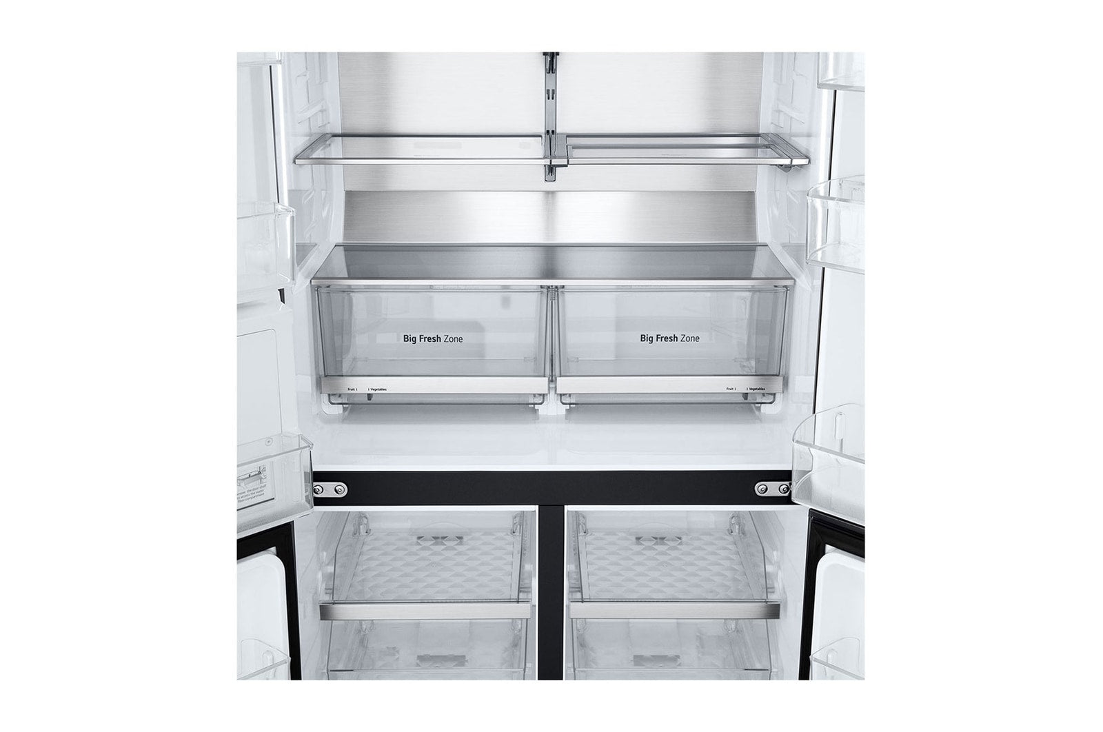 LG InstaView® Multi-Door Kühlschrank, 637L, Festwasseranschluss, Smart-Technologien