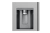 LG Side-by-Side Kühlschrank Prime Silver: 625L, Eis-, Crushed Ice- & Wasserspender