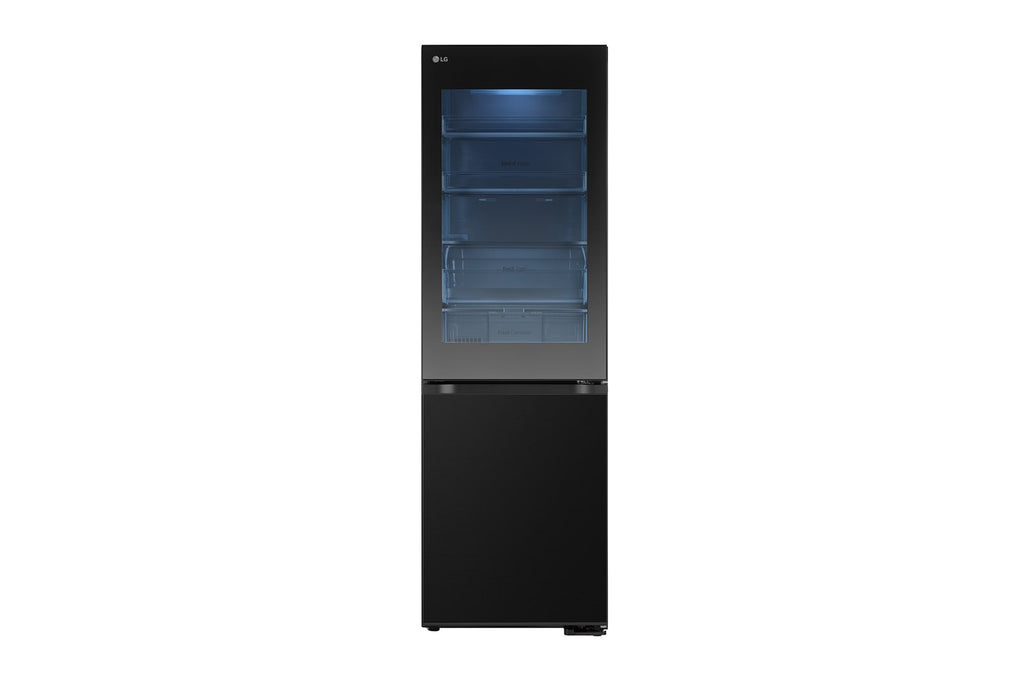 LG InstaView Kühl-Gefrierkombination: 349L, 186cm hoch, Smart Inverter Kompressor, No Frost
