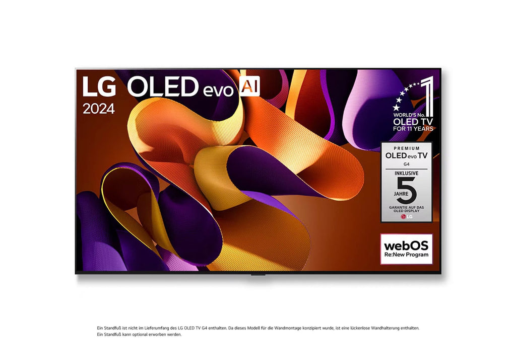 LG OLED evo G4 97 Zoll 4K AI TV: Atemberaubende Klarheit, Brillante Farben, Smartes Entertainment