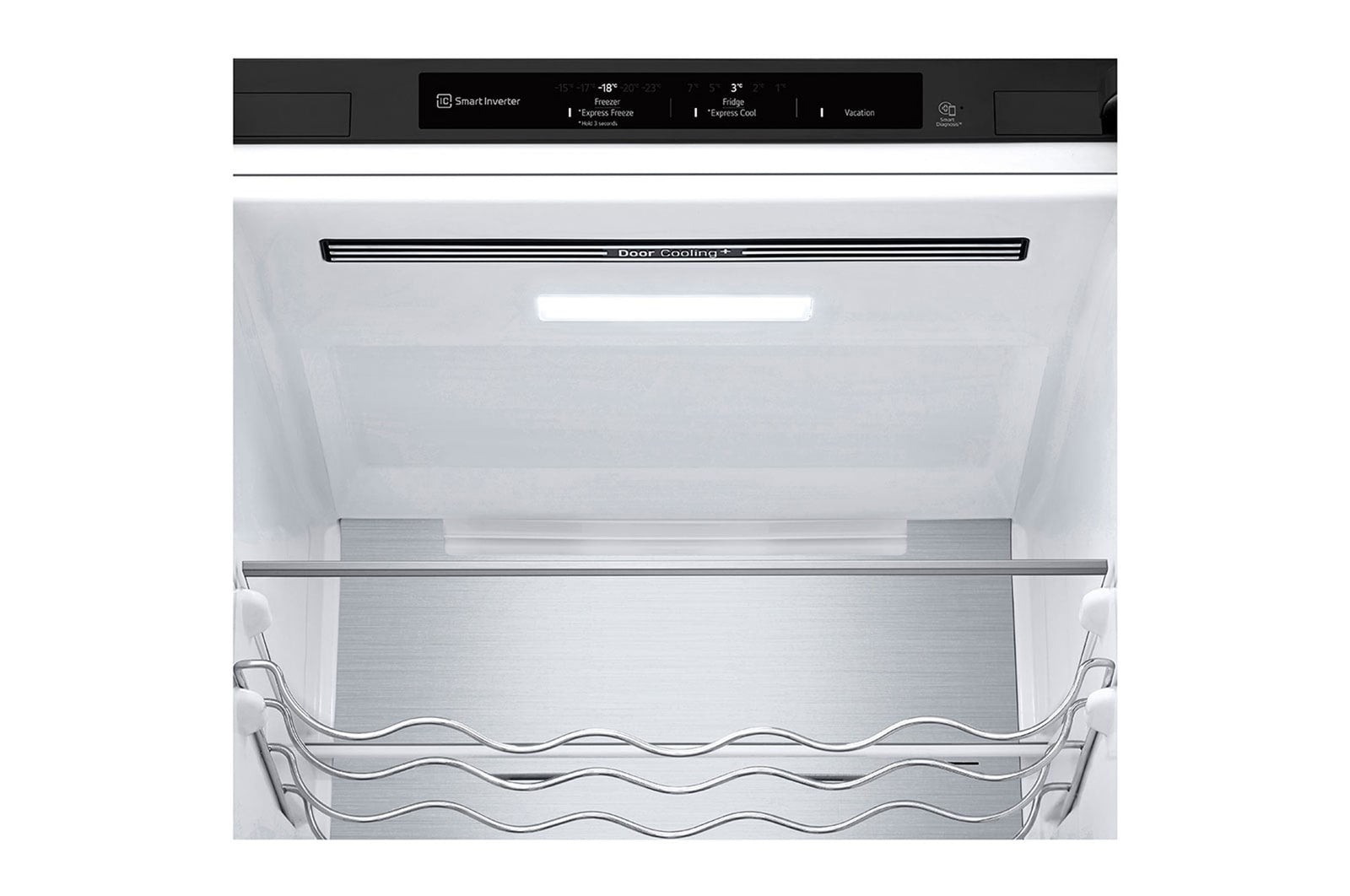 LG Kühl-Gefrierkombination, 387L, 203cm Hoch, Smart Inverter Kompressor, Energieeffizienz B