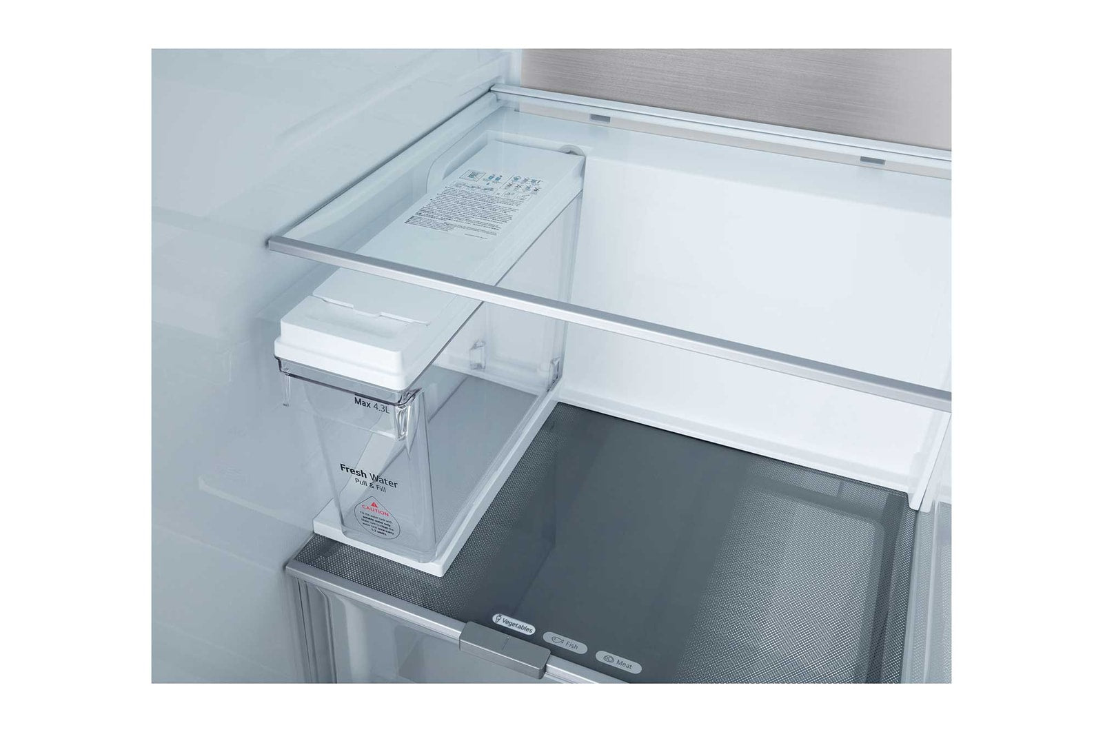 LG Side-by-Side Kühlschrank GSLE91EVAB: InstaView, Craft Ice, 623L, Black Steel