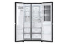 LG InstaView Side-by-Side Kühlschrank: 628L, Eis-, Wasser-Spender, Smart Inverter Kompressor