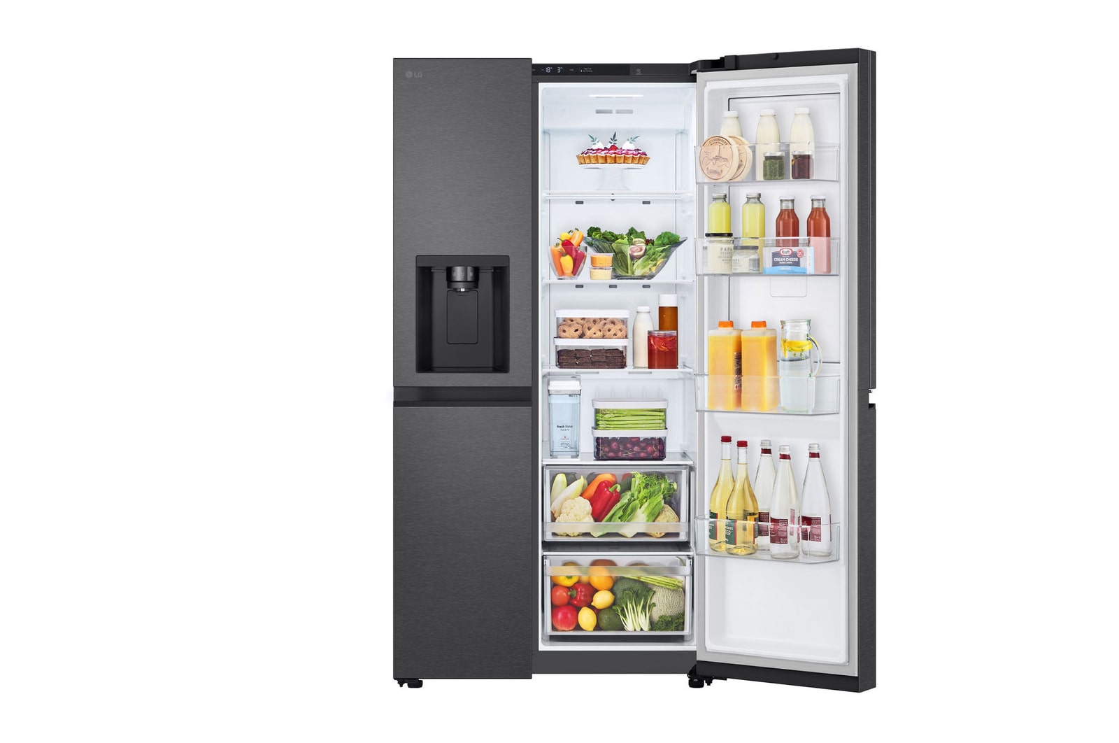 LG GSJC41EPPE Side-by-Side Kühlschrank: Door-in-Door, Eis & Wasser, 638L