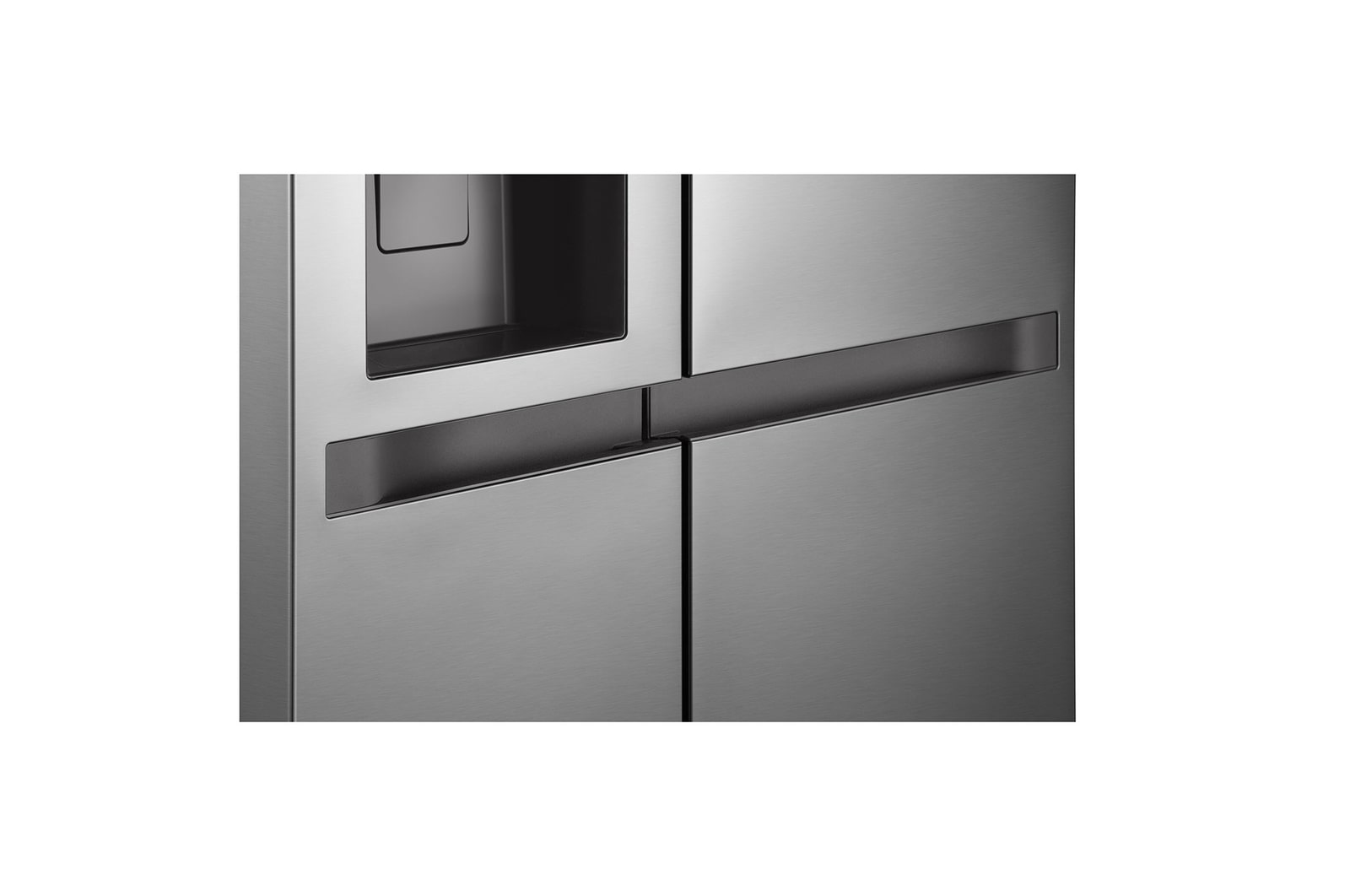 LG GSLC41PYPE Side-by-Side Kühlschrank: 641L, Eis-, Crushed Ice- & Wasserspender
