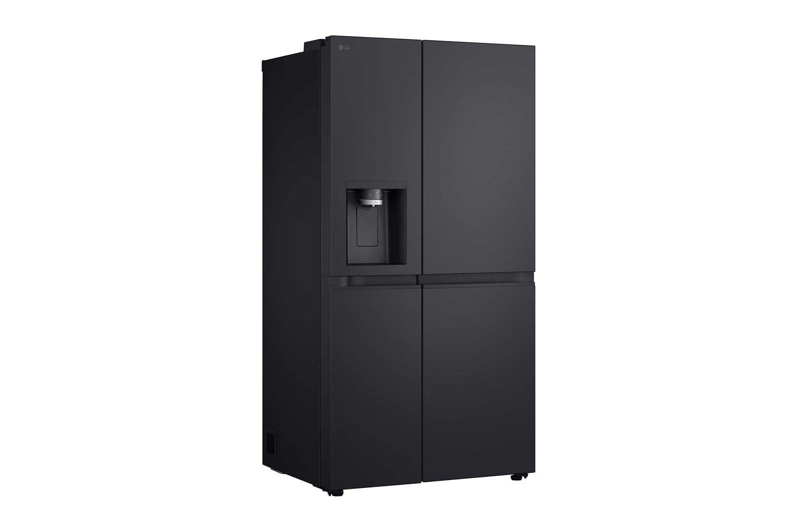 LG Side-by-Side Kühlschrank GSLE91EVAB: InstaView, Craft Ice, 623L, Black Steel