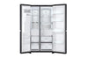 LG Side-by-Side Kühlschrank GSLE91EVAB: InstaView, Craft Ice, 623L, Black Steel