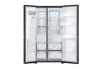 Lade das Bild in den Galerie-Viewer, LG Side-by-Side Kühlschrank GSLE91EVAB: InstaView, Craft Ice, 623L, Black Steel
