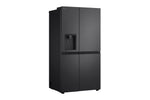 Lade das Bild in den Galerie-Viewer, LG Side-by-Side Kühlschrank: 638L, Eis-, Crushed Ice- &amp; Wasserspender, Mattschwarz
