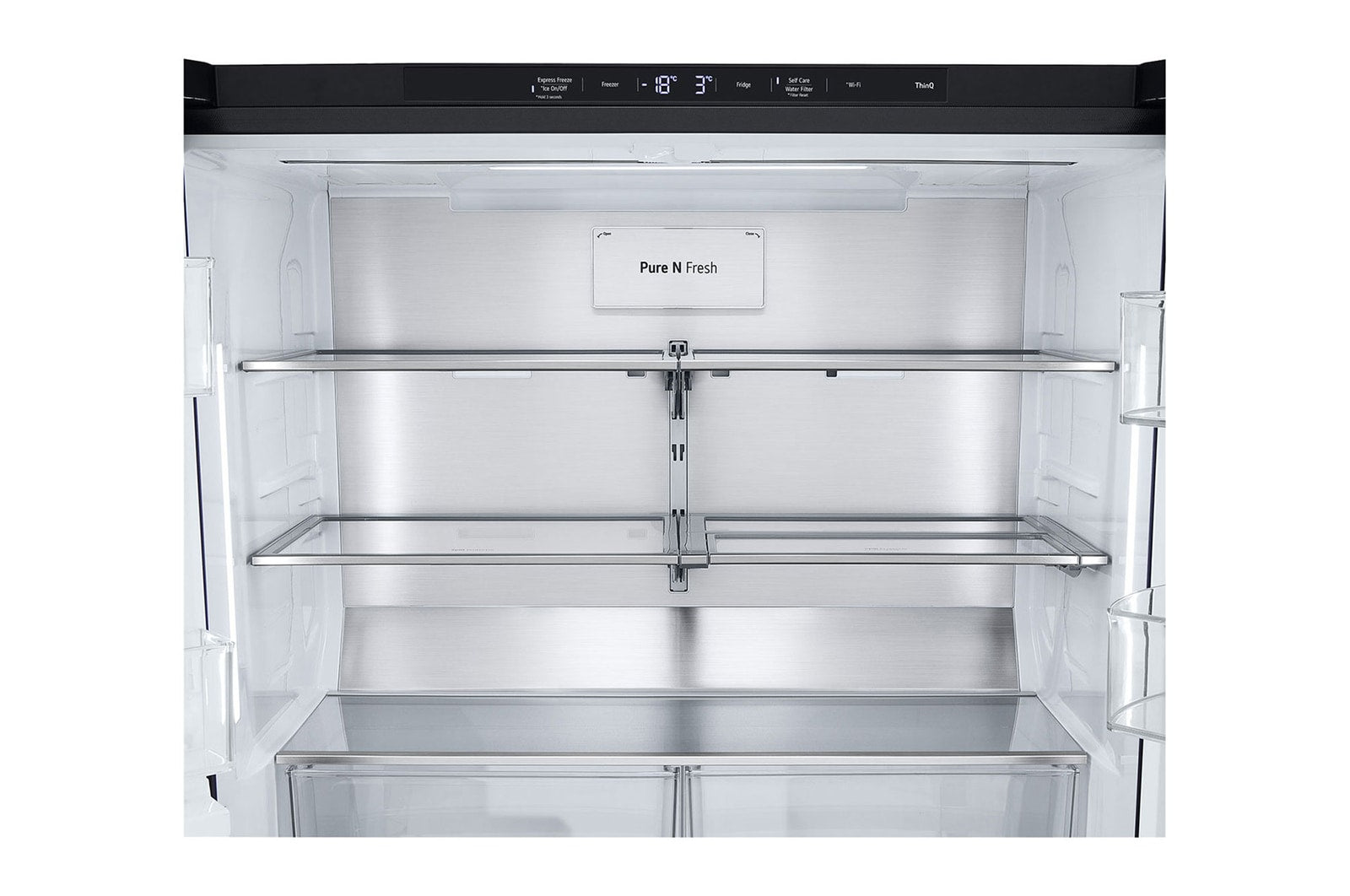 LG InstaView® Multi-Door Kühlschrank, 637L, Festwasseranschluss, Smart-Technologien