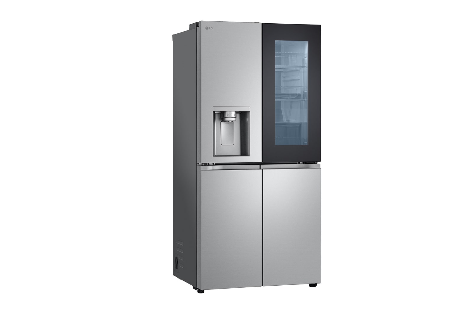 LG InstaView Multi-Door Kühlschrank 508L mit Eis-/Wasserspender, Total No Frost