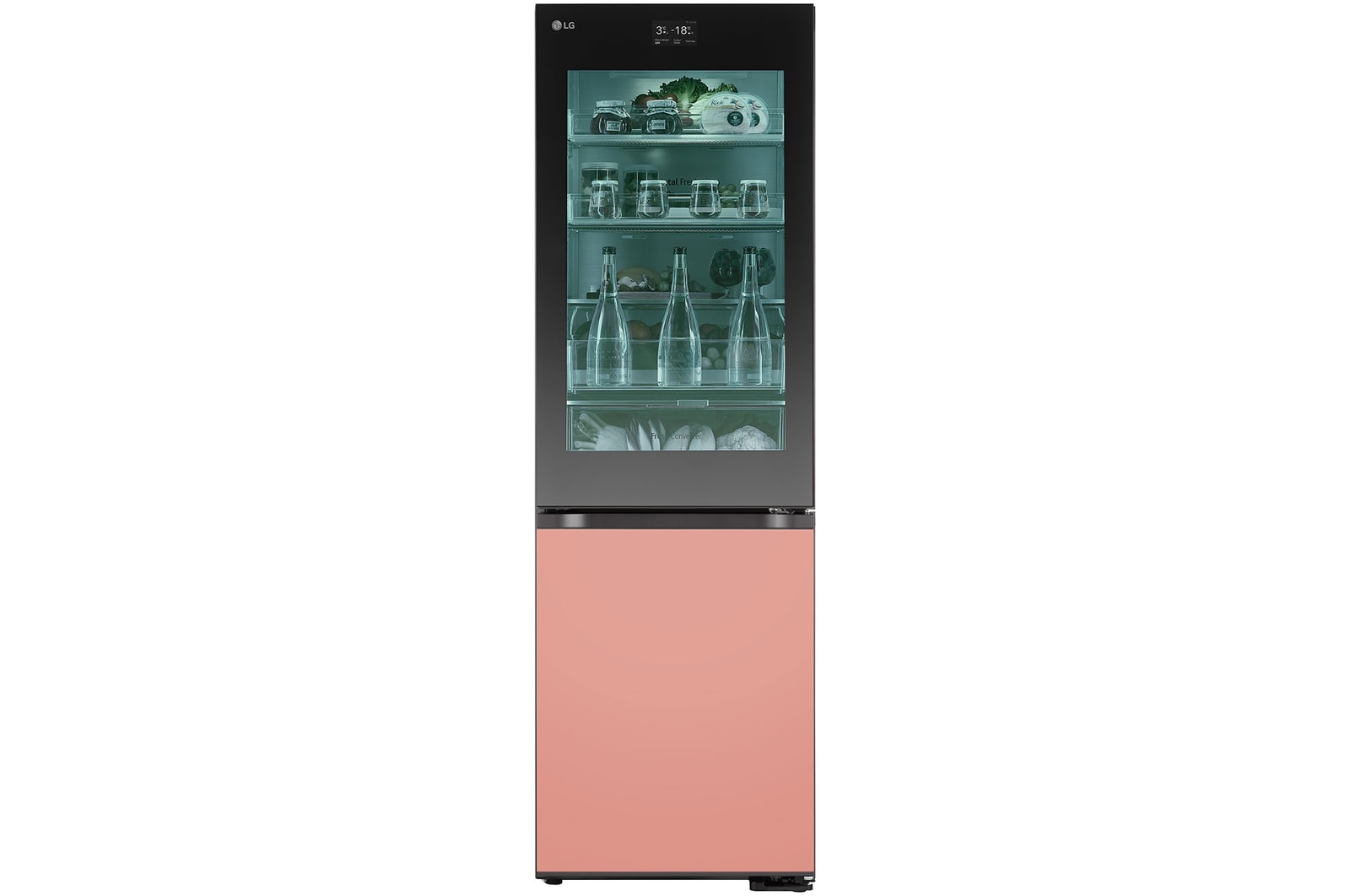 LG MoodUP® Intelligente Kühl-Gefrierkombination mit InstaView, Bluetooth-Lautsprecher & Farbwechsel-LED-Türen