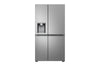 LG Side-by-Side Kühlschrank Prime Silver: 625L, Eis-, Crushed Ice- & Wasserspender