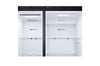 LG GSLC41EPPE Side-by-Side Kühlschrank Schwarz – 641L, Eis-/Wasser-Spender
